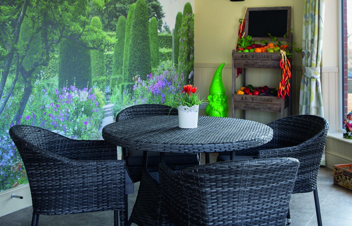 Garden room at Cloverleaf